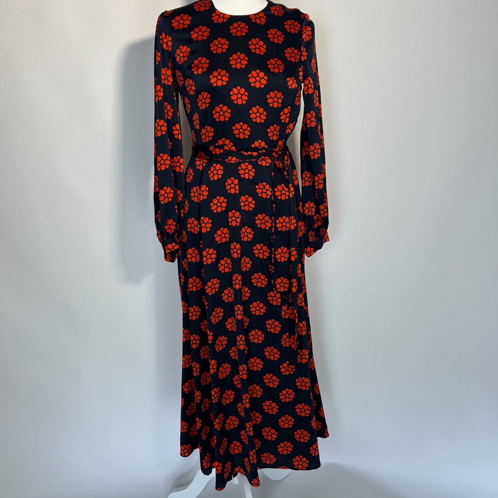 Red Daisy Long Dress